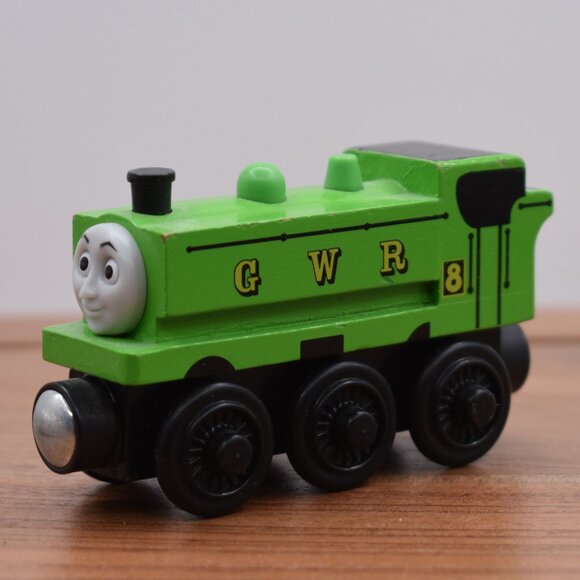 Thomas & Friends Green Duck GWR #8 Tank Wooden Railway Train Engine 2012 - Picture 1 of 7